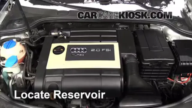 2007 Audi A3 2.0L 4 Cyl. Turbo Líquido limpiaparabrisas Agregar líquido